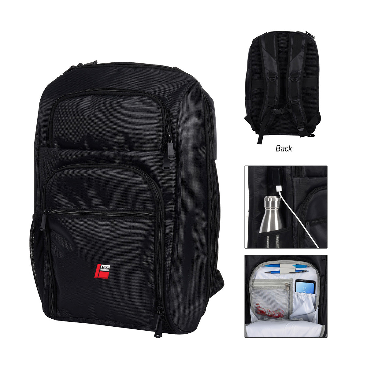 RFID Laptop Backpack & Briefcase - Bauer