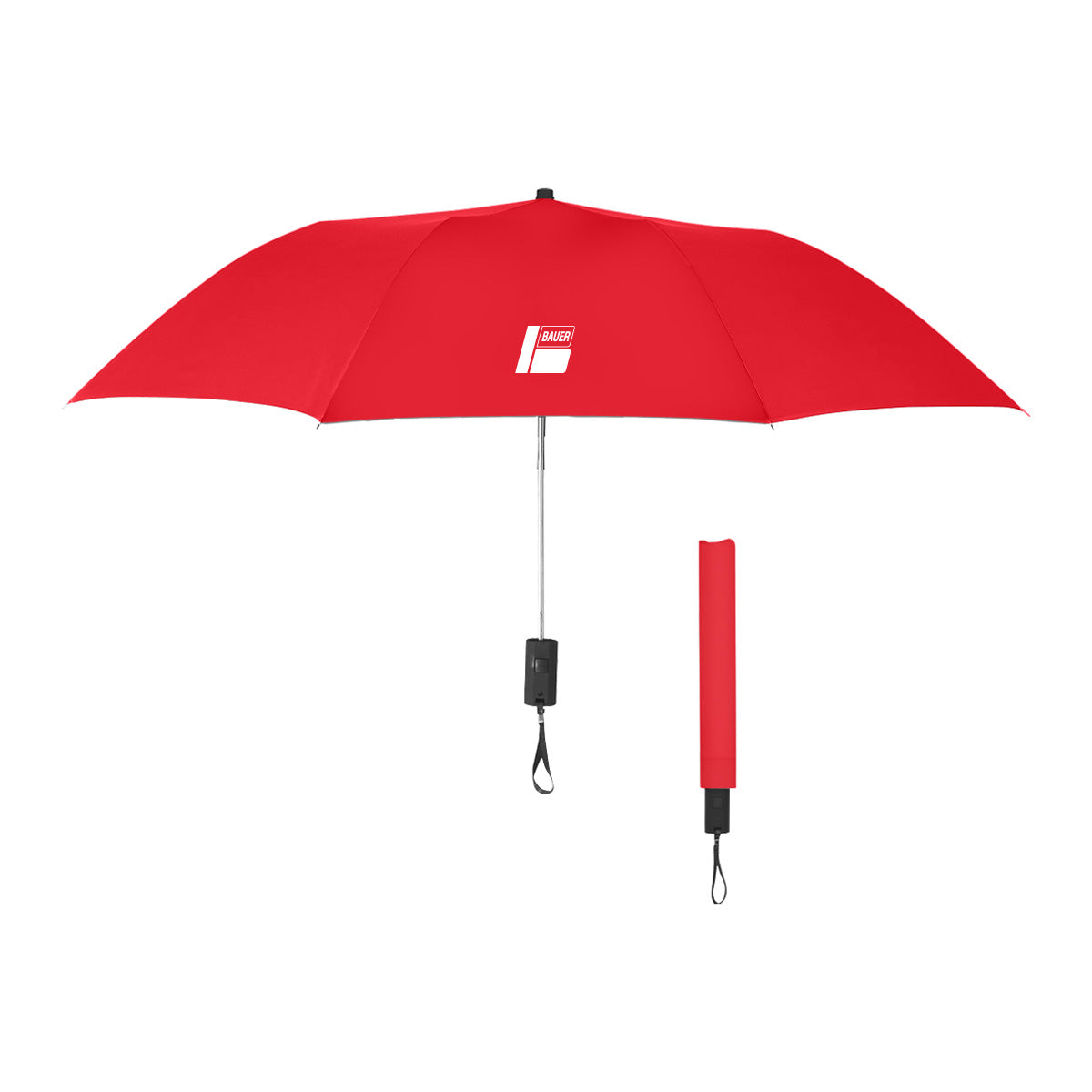 44" Arc Automatic Open Telescopic Folding Umbrella - Bauer