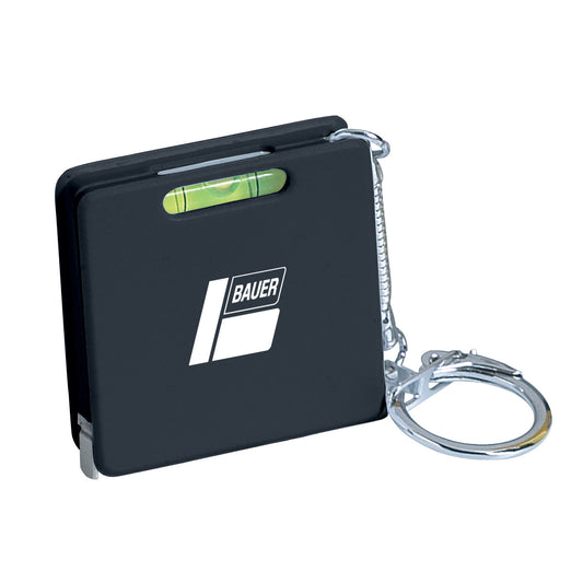 Square Level Tape Measure Key Tag - Bauer