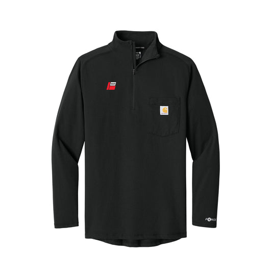 Carhartt Force® 1/4-Zip Long Sleeve T-Shirt - Bauer
