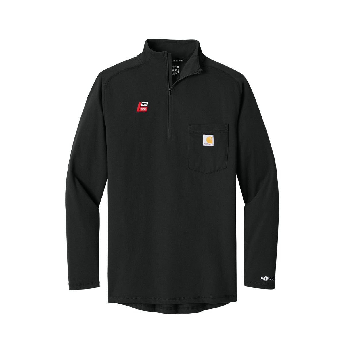 Carhartt Force® 1/4-Zip Long Sleeve T-Shirt - Wheel & Brake