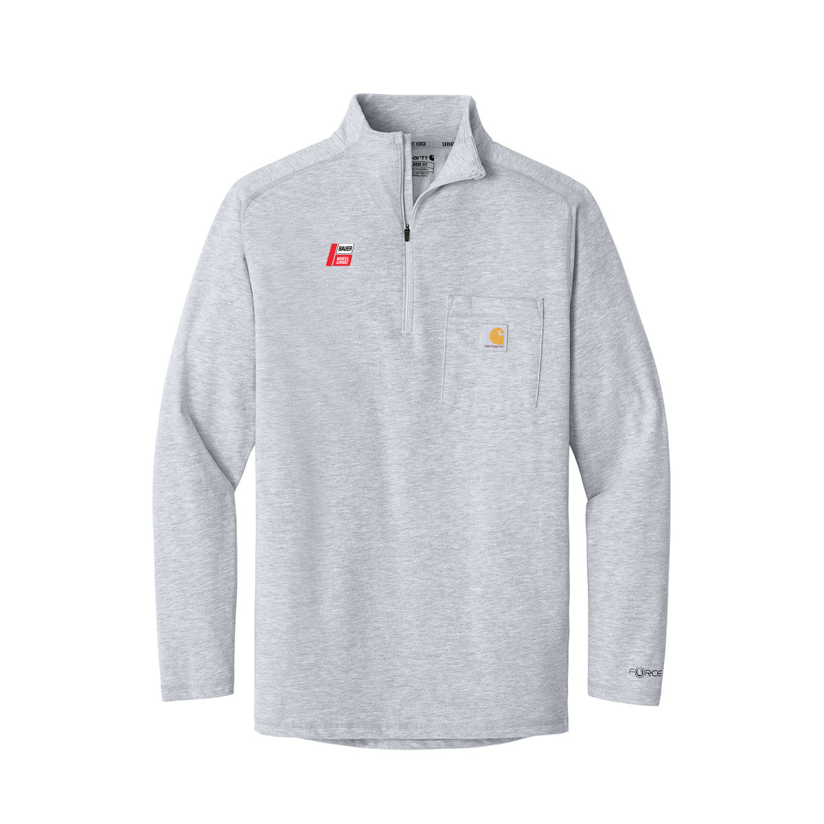 Carhartt Force® 1/4-Zip Long Sleeve T-Shirt - Wheel & Brake