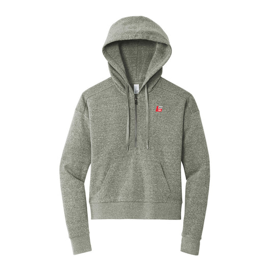 District® Women’s Perfect Tri® Fleece 1/2-Zip Pullover - Wheel & Brake