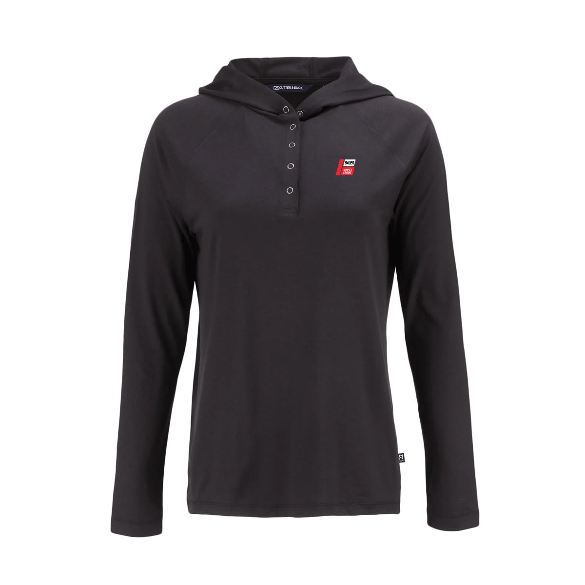 Cutter & Buck Coastline Epic Comfort Recycled Womens Hooded Shirt - Wheel & Brake