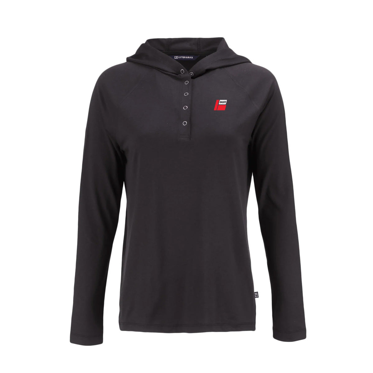 Cutter & Buck Coastline Epic Comfort Eco Recycled Womens Hooded Shirt - Bauer