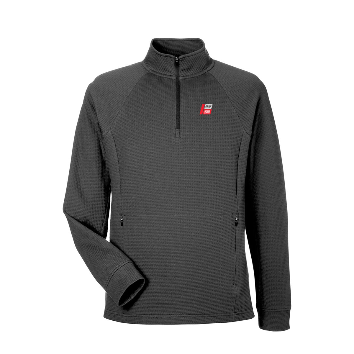 Men's Rhythm Waffle Quarter-Zip Pullover -Wheel & Brake