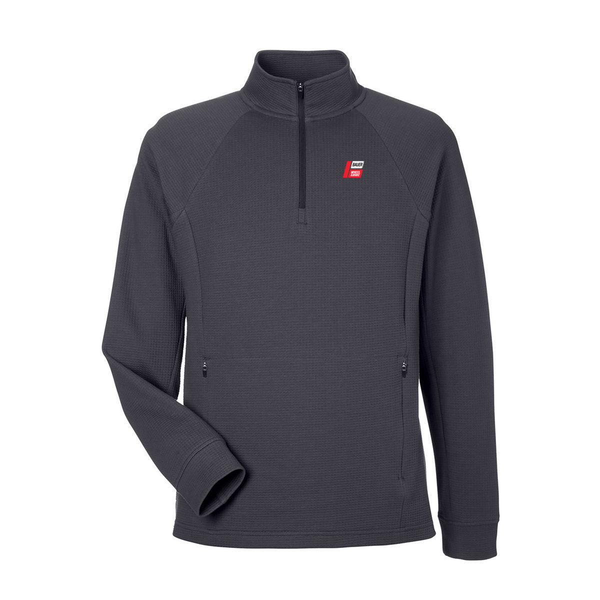 Men's Rhythm Waffle Quarter-Zip Pullover -Wheel & Brake