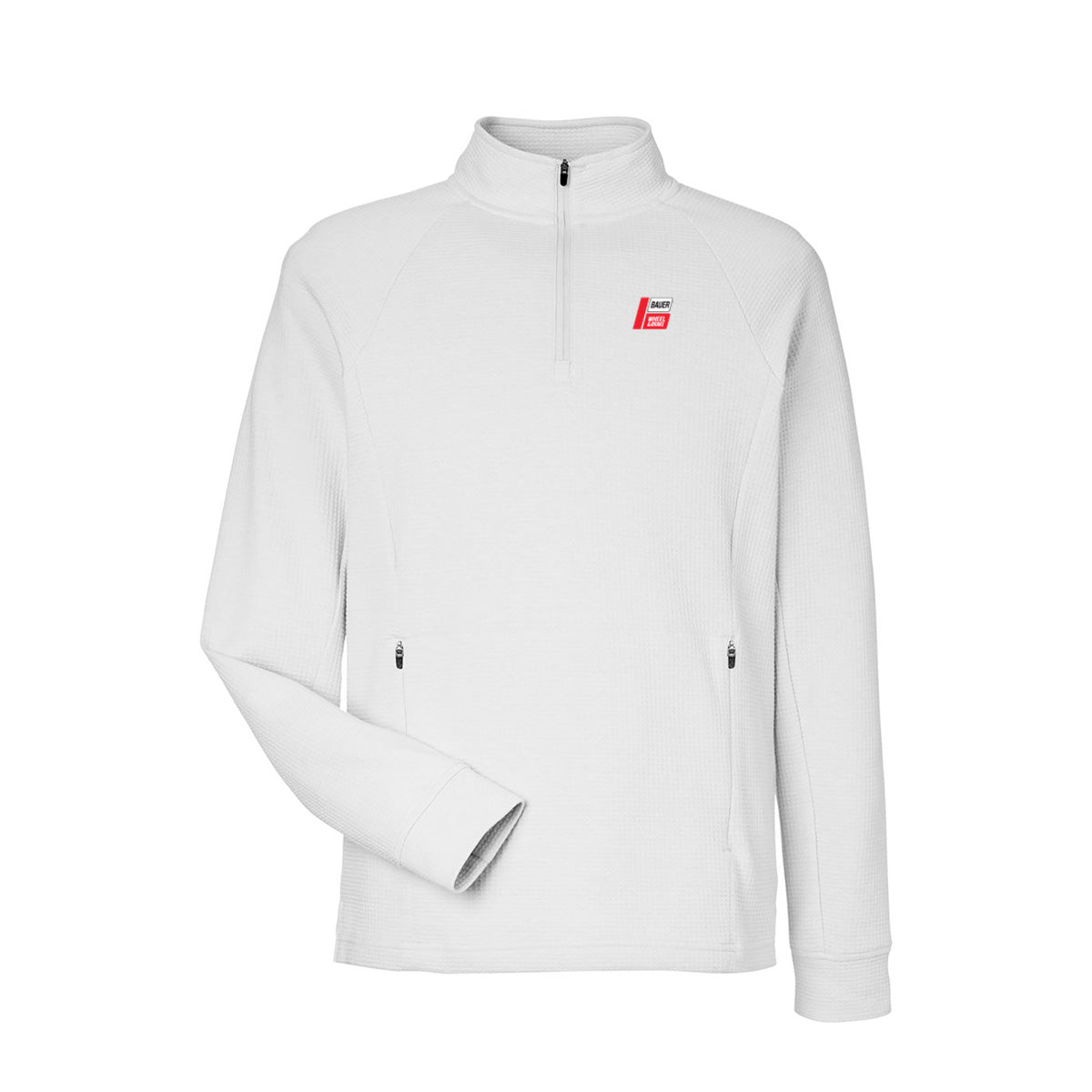 Men's Rhythm Waffle Quarter-Zip Pullover -Wheel & Brake