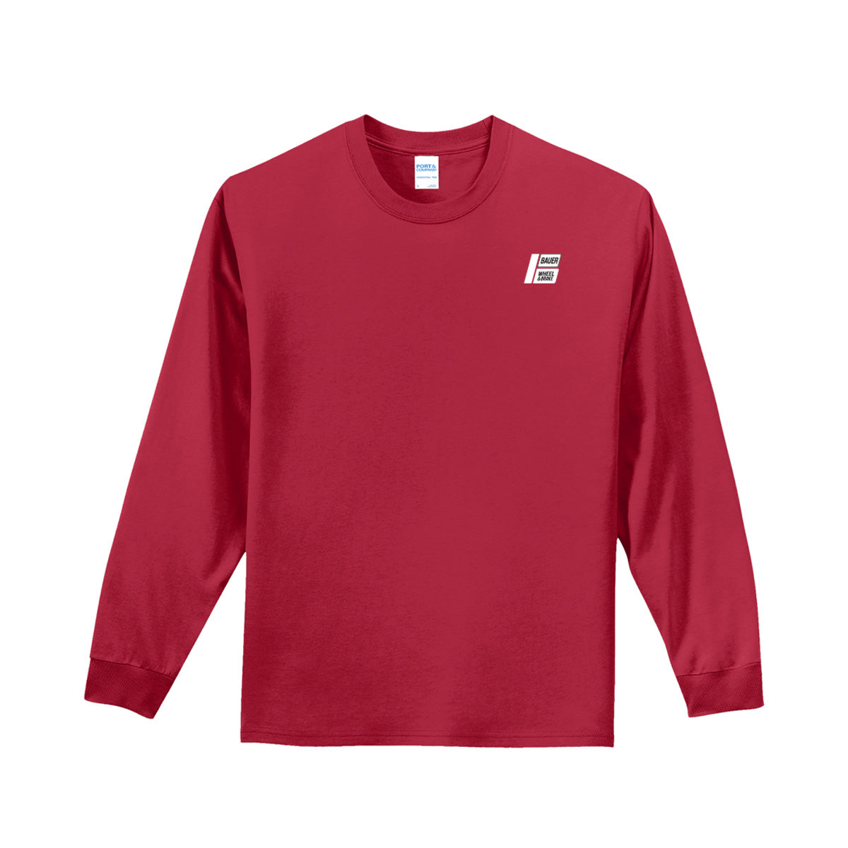 Port & Co™ Long Sleeve Essential Tee - Wheel & Brake